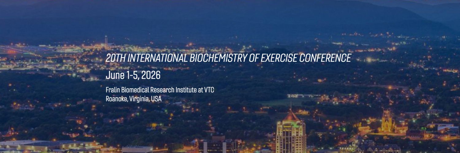 International Biochemistry of Exercise Conference banner