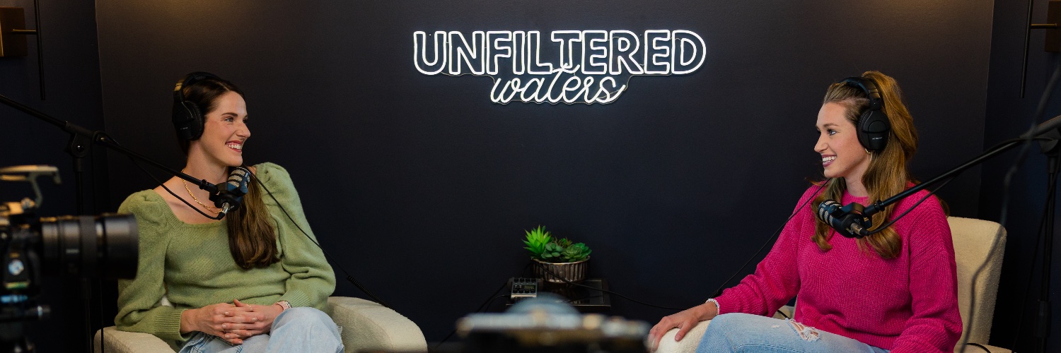 Unfiltered Waters Podcast banner