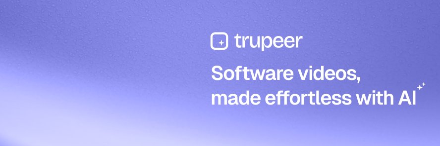 Trupeer AI's banner