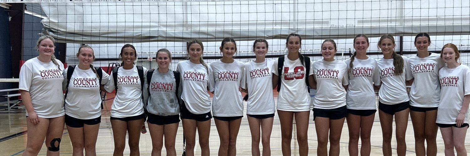 Lawrence County Volleyball banner