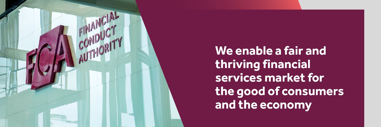 Financial Conduct Authority's banner