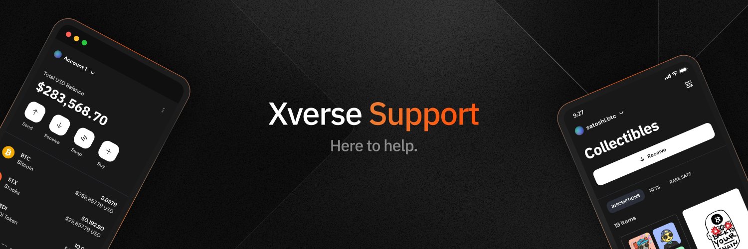 Xverse Support banner