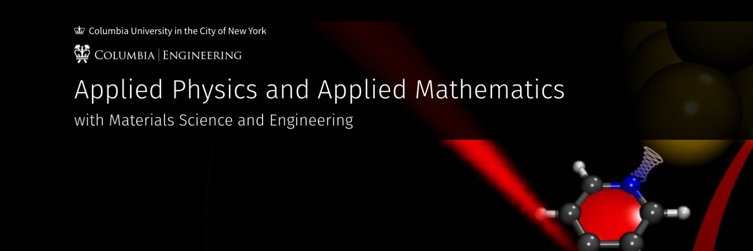 APAM & MSE @ Columbia Engineering banner