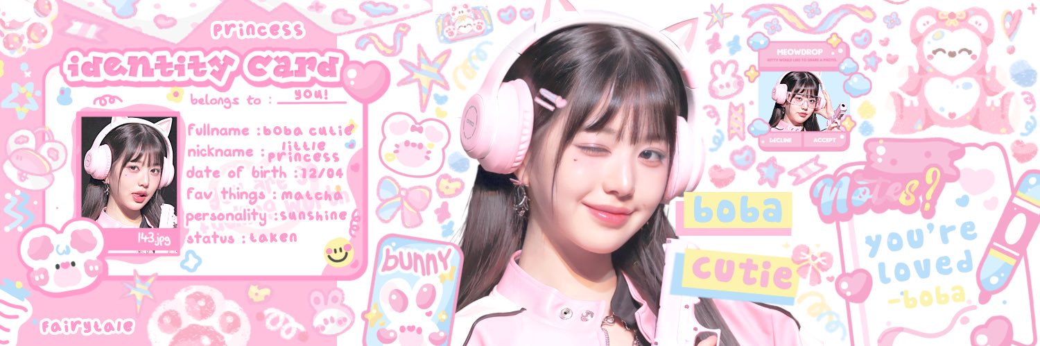 boba cutie 𐙚 ༘˚ banner