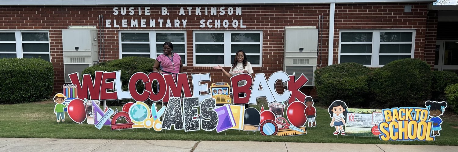 Susie B. Atkinson Elementary School banner