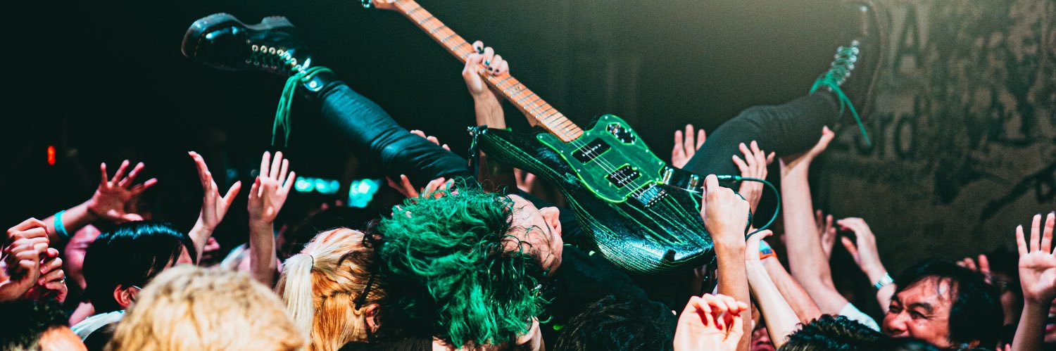 田口悟 RED in BLUE banner