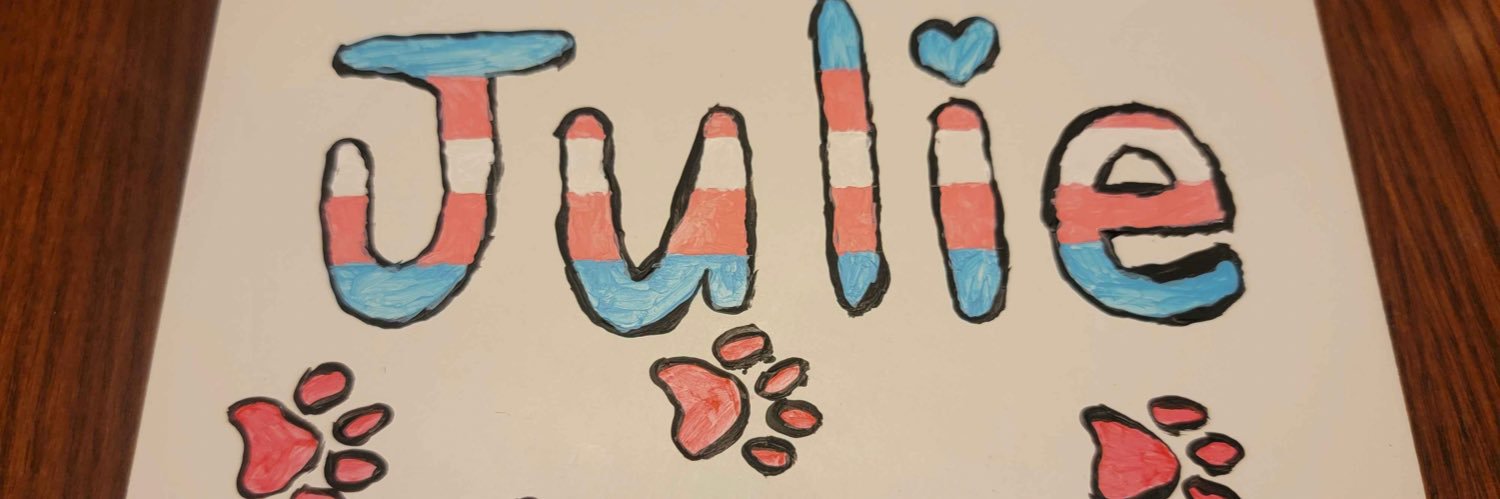 julie. banner
