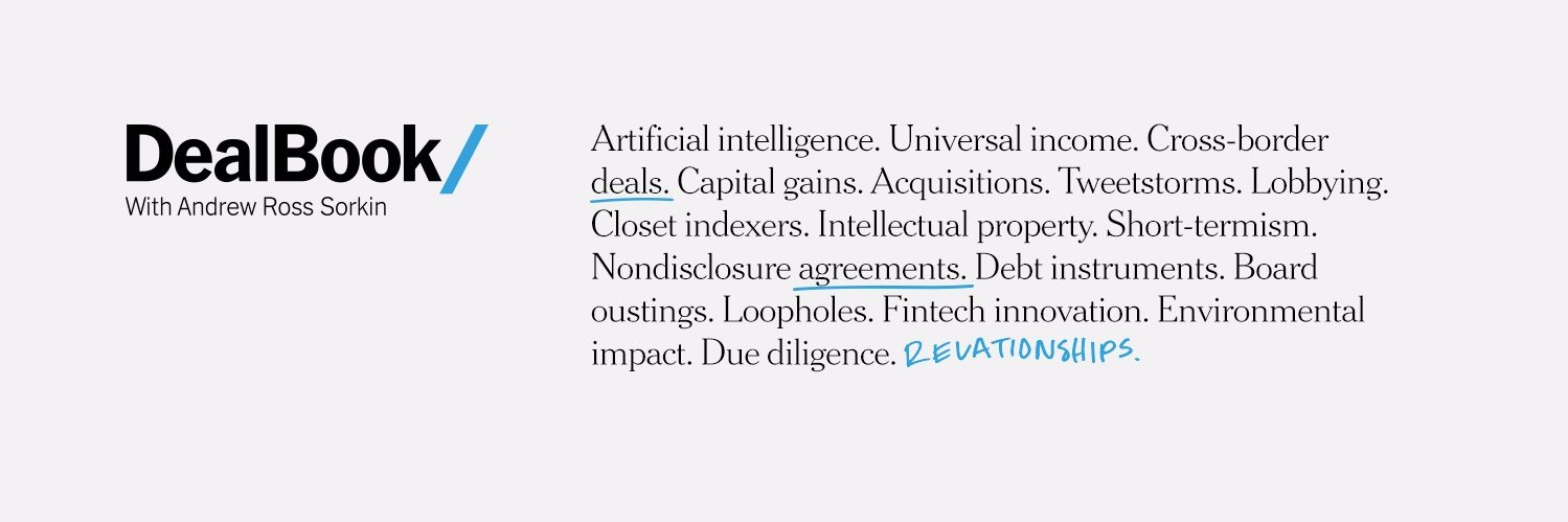DealBook's banner