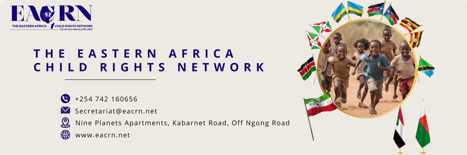 The Eastern Africa Child Rights Network's banner