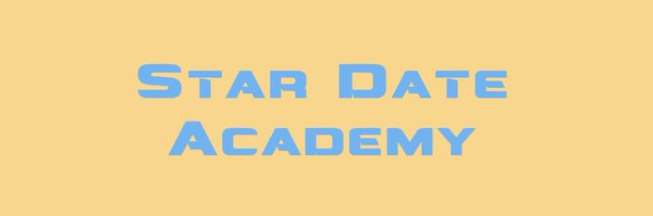 StarDateAcademy Profile Banner