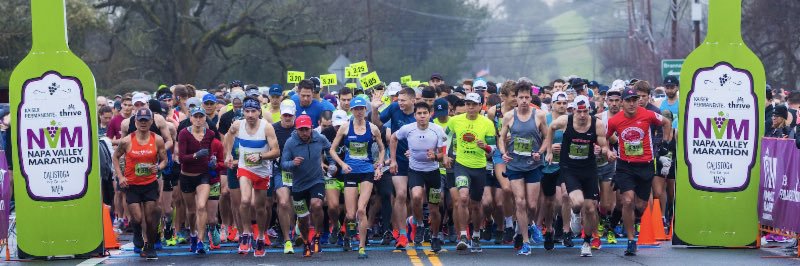 Napa Valley Marathon banner