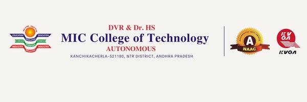 DVR & Dr. HS MIC College of Technology Profile Banner