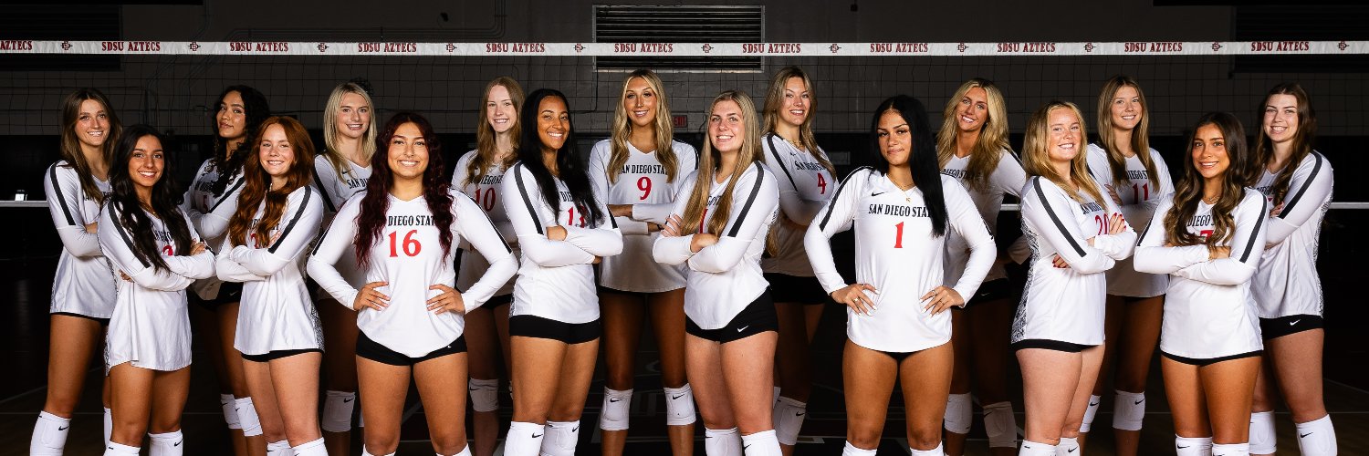San Diego State Volleyball's banner
