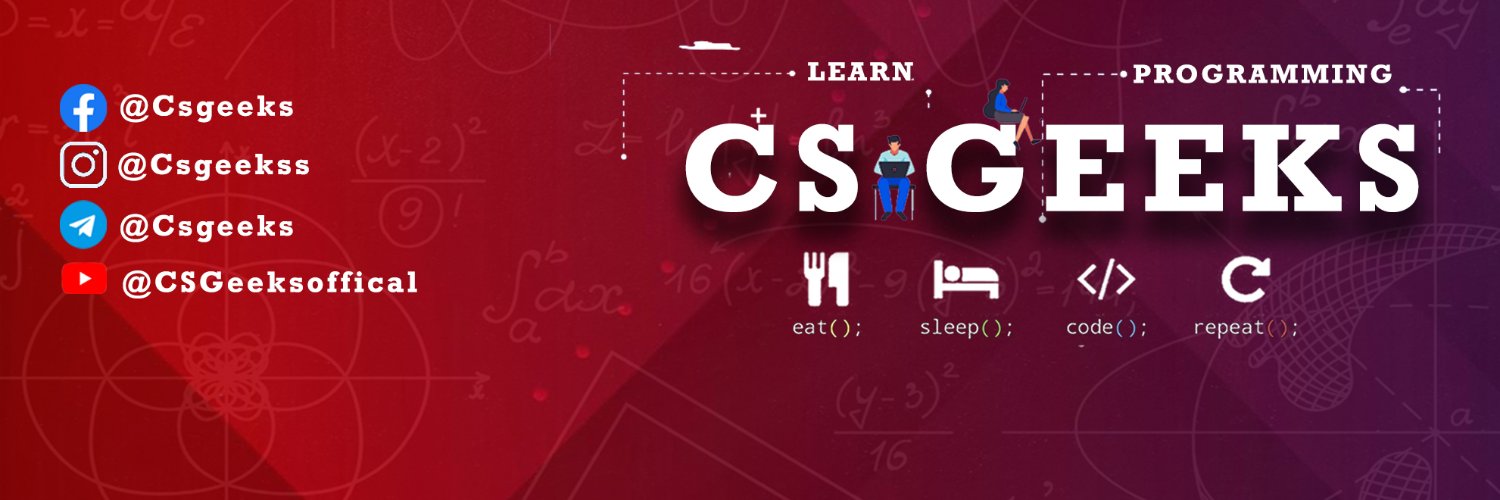 CS Geeks banner