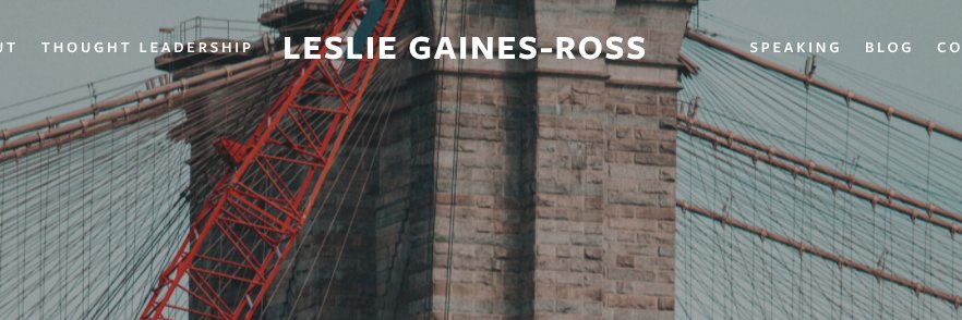 Leslie Gaines-Ross banner