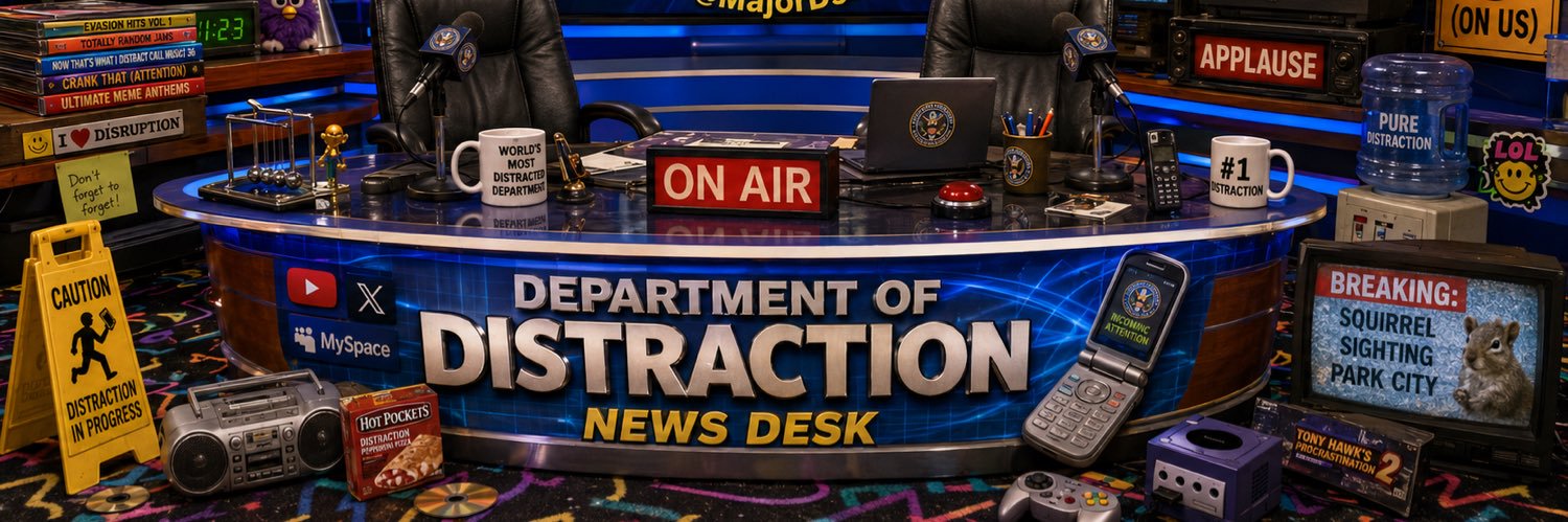 Department of Distraction banner