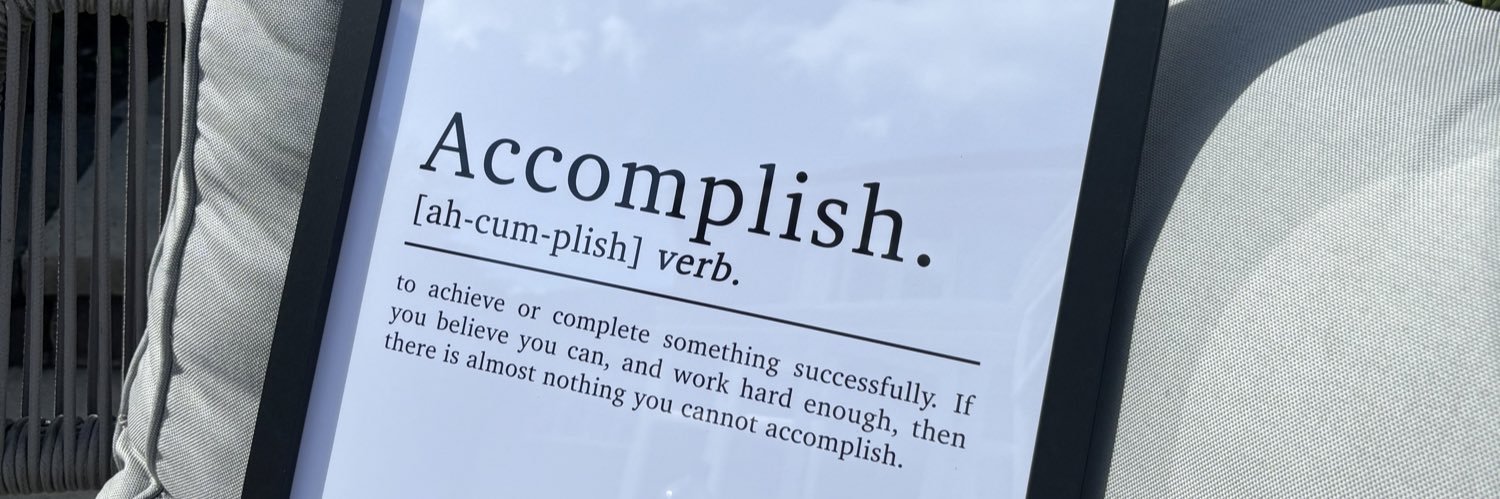 Accomplish MAT's banner