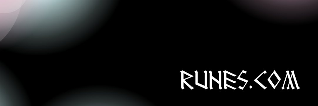 Runes.com banner
