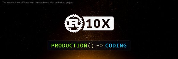 rust10x Profile Banner