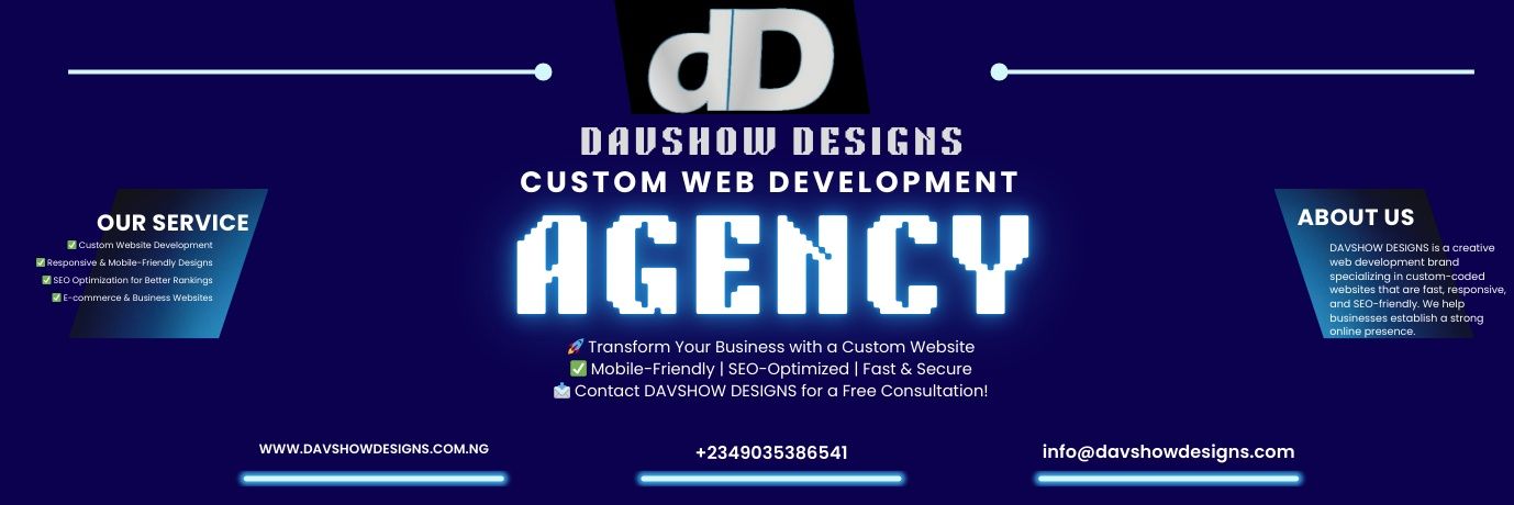 Davshow 🌐 Frontend Developer banner