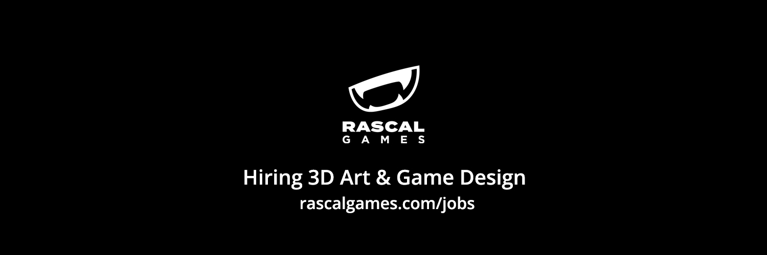 Rascal Games (We're hiring!) banner