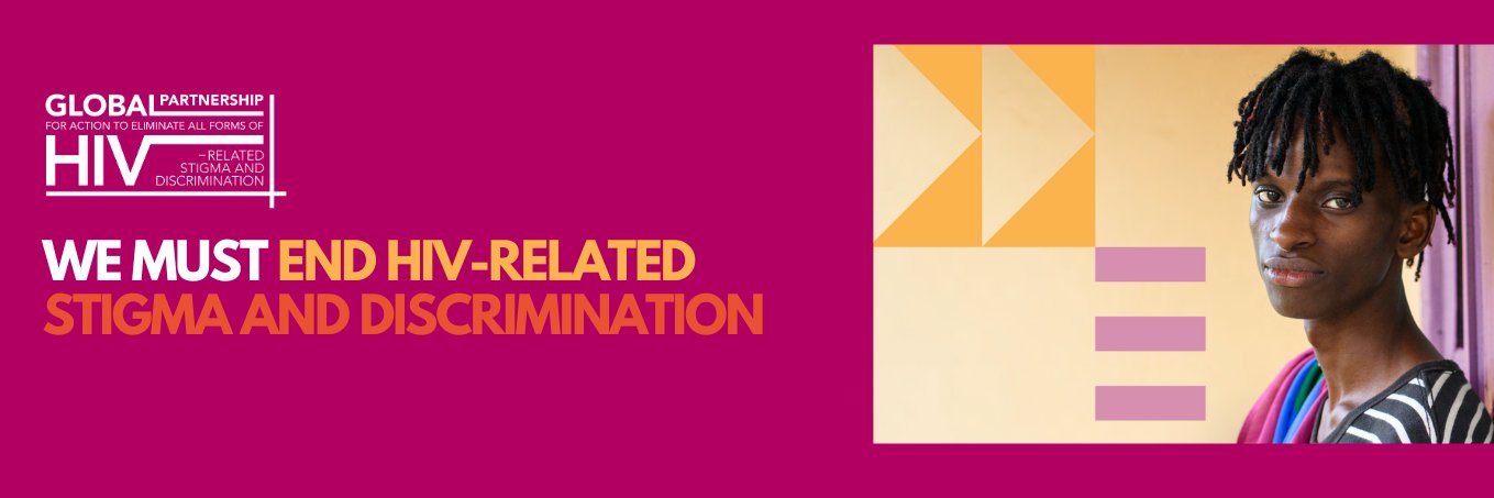 Global Partnership for HIV Stigma & Discrimination banner
