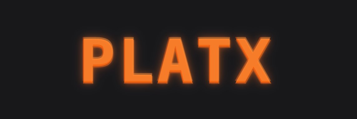 PLAT X banner