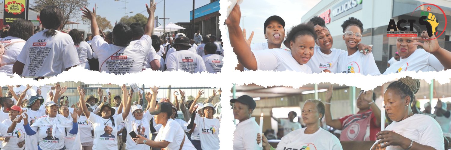 African Congress for Transformation's banner