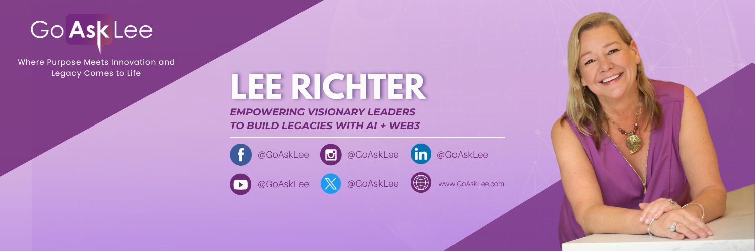 Lee Richter | Building Legacies with AI & Web3 banner