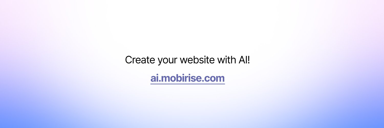 Mobirise's profile banner image