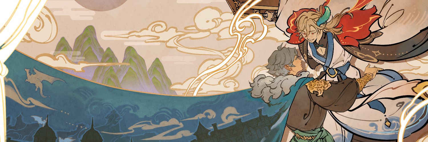 Digital orders open! ✦ HKVH Fantasy AU zine's banner