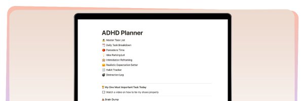 adhdplanner Profile Banner