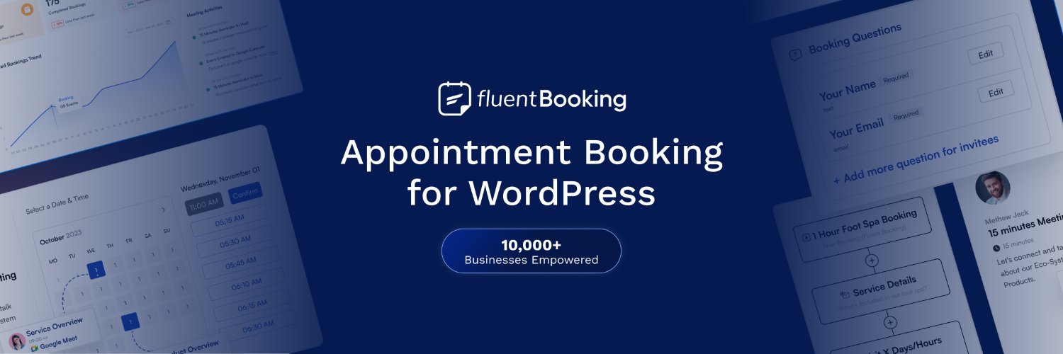 FluentBooking banner