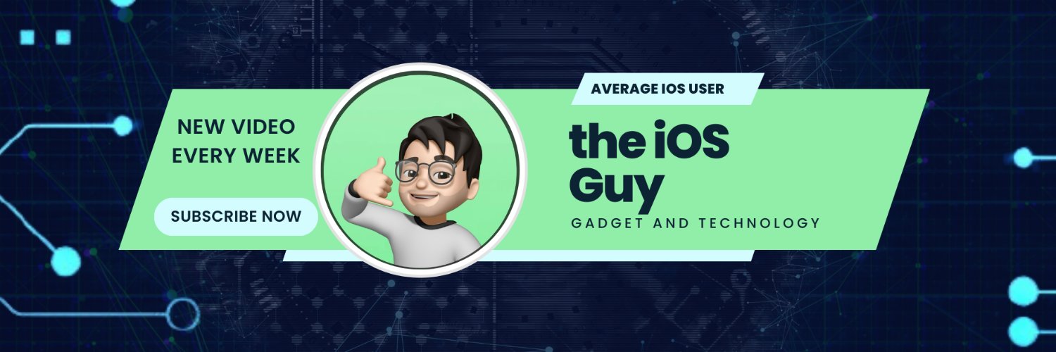 the iOS guy banner