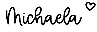 Michaela banner