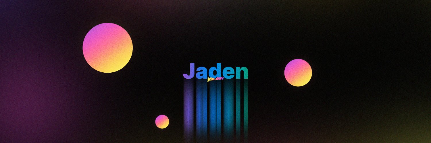 Jaden 🤮💕 banner