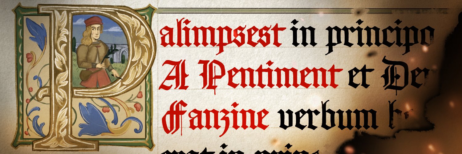 Palimpsest: A Pentiment Zine's banner
