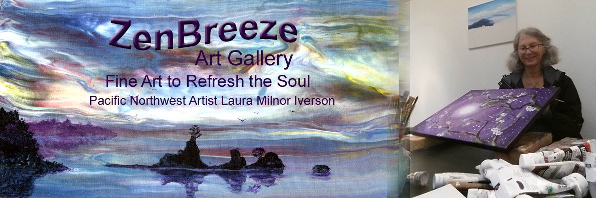 Laura Milnor Iverson 🪷🐸- Oregon Artist banner