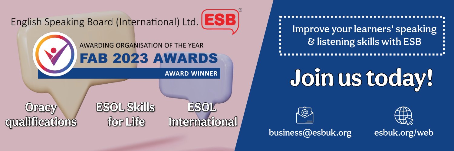 English Speaking Board (International) Ltd. banner
