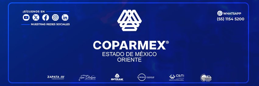 Coparmex Estado de México Oriente banner