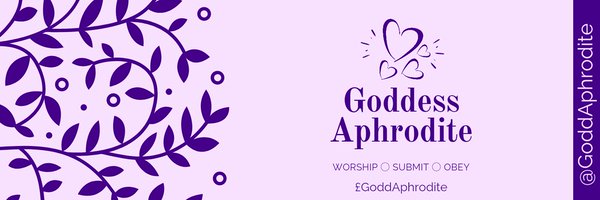 Goddess Aphrodite 💜 Profile Banner