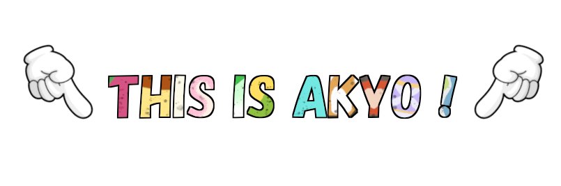 THIS IS AKYO！ banner