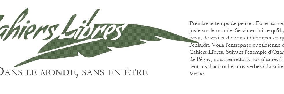 cahierslibres's profile banner image