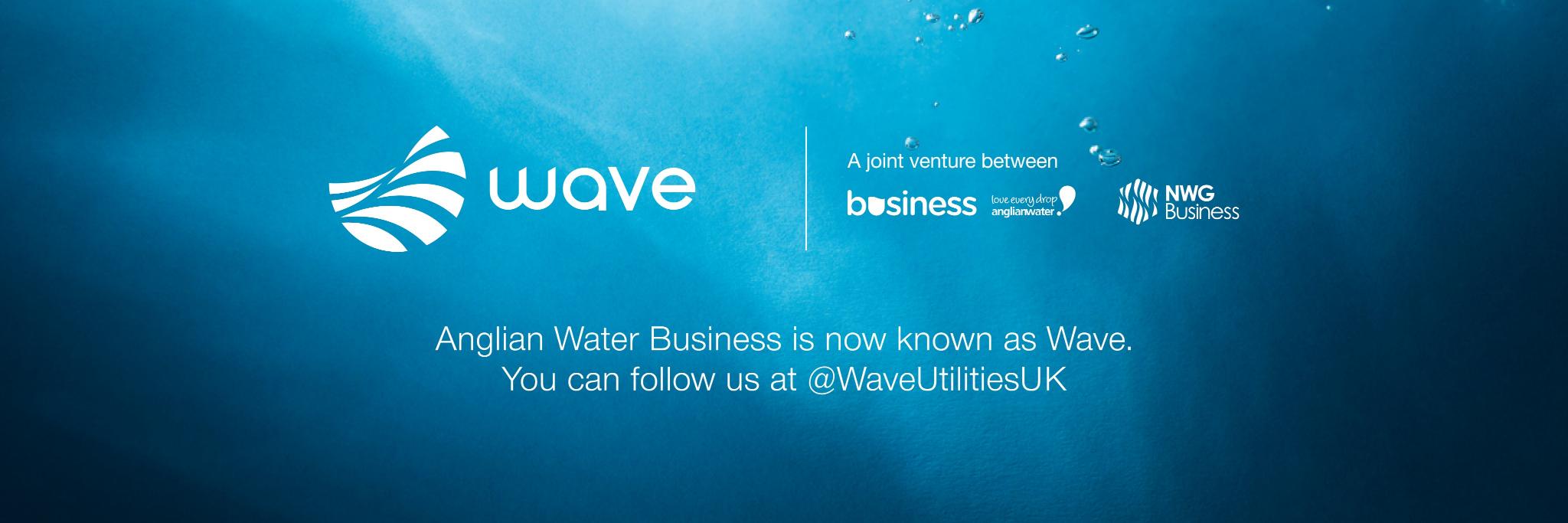 Wave (formerly Anglian Water Business) banner