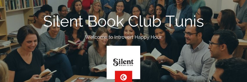Silent Book Club Tunis banner