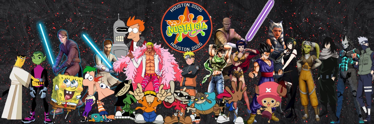 The Nostalgia Con's banner