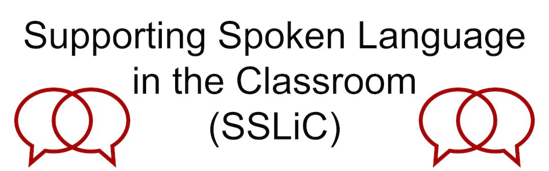 Supporting Spoken Language in the Classroom SSLiC banner