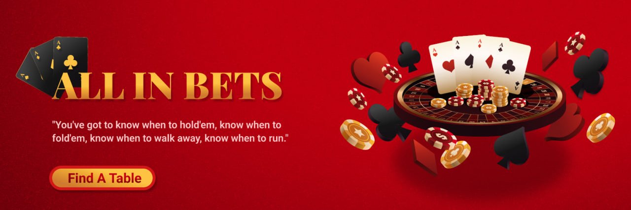 All In Bets | $ALLIN | Poker + Games On Ethereum banner