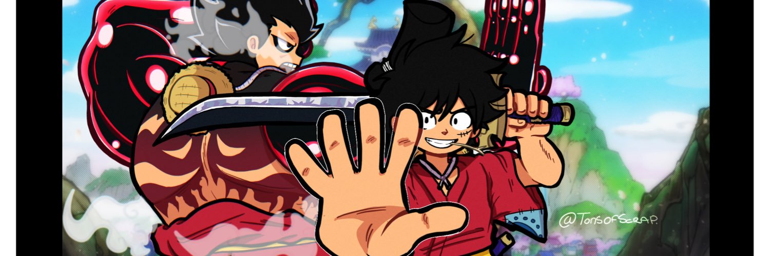 Scrapston D. Paper banner