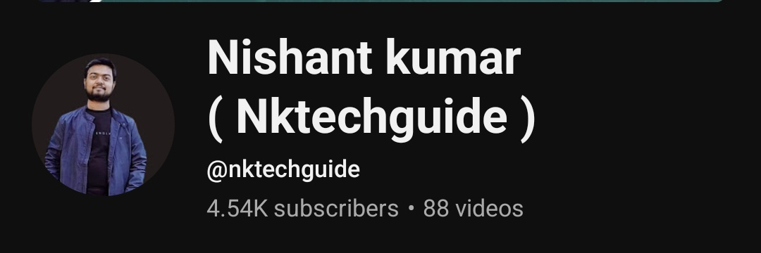 Nishant kumar banner